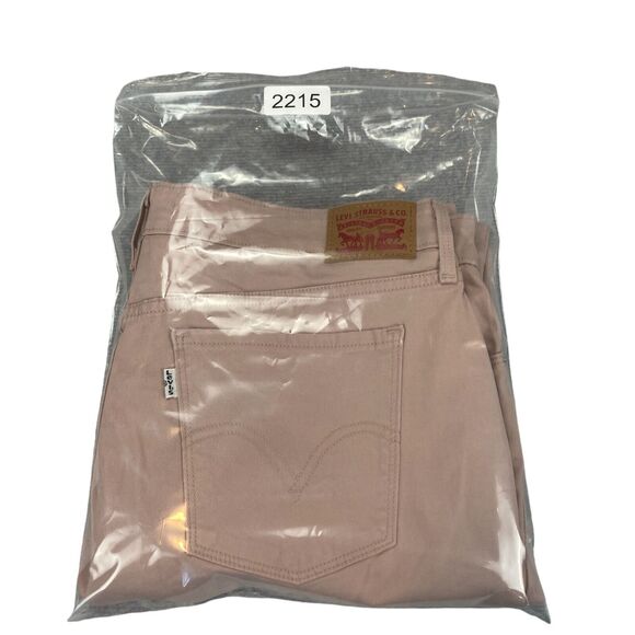 Levi 505 Straight Leg Jeans Womens Mid Rise Straight Leg Size 33 Pink - Picture 15 of 15